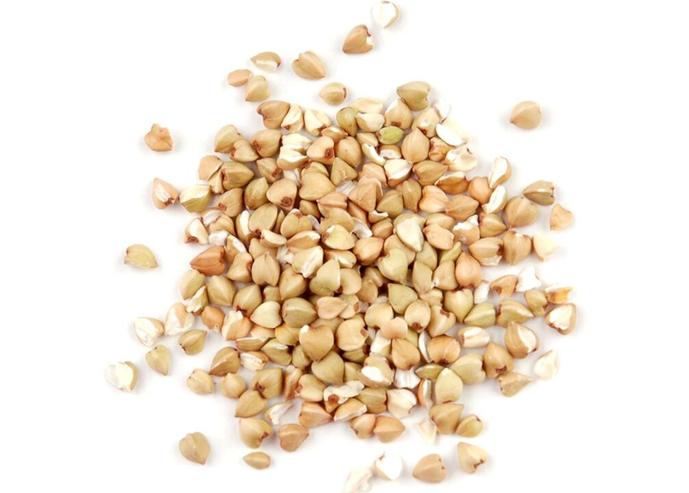 For a mono diet, it is recommended to use the healthiest green buckwheat