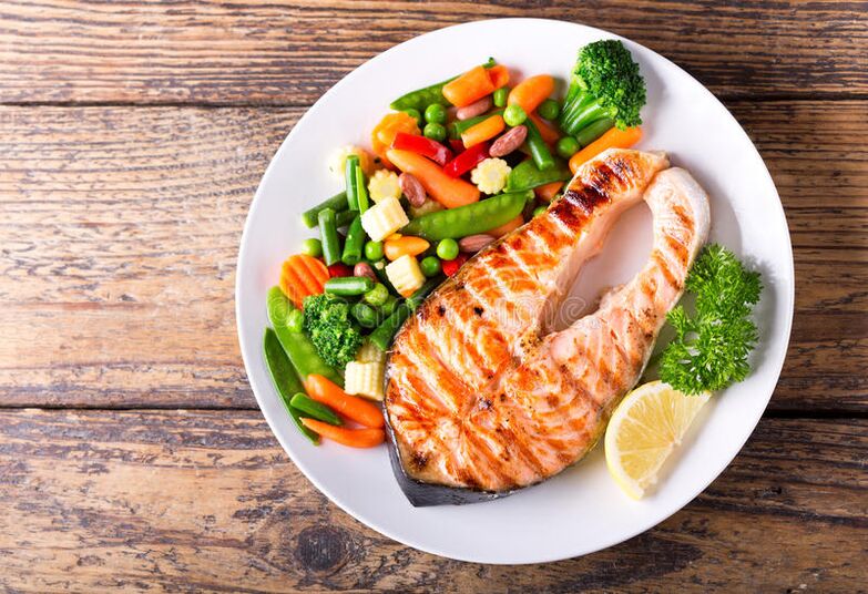 Fish is added to a high-protein diet for effective weight loss